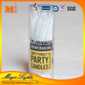 Sostenedor de la protección del medio ambiente Taper Birthday Candle en envase redondo